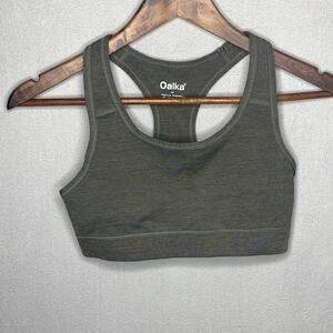 NWOT Oalka Green Sports Bra Size XS